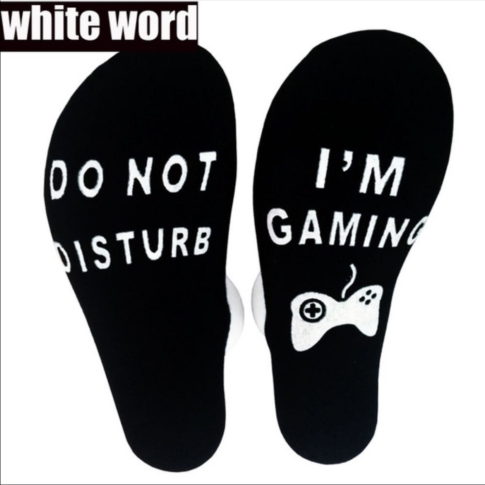 Do Not Disturb I’m Gaming socks
